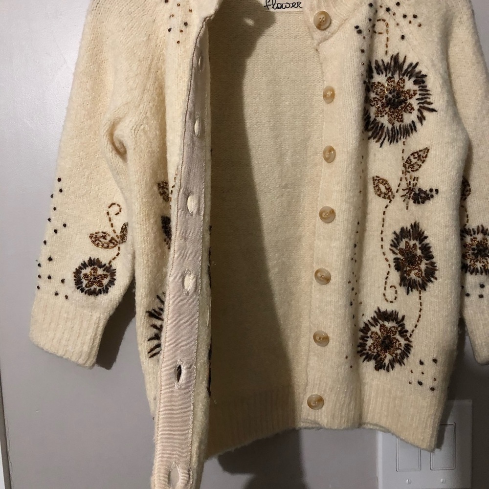 Anthropologie field flower sweater-NWOT - Picture 7 of 8